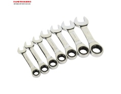 10-19mm Bộ cờ lê vòng miệng tự động 7 cái hệ mét 72 răng DEWALT DWMT19261