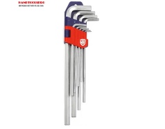 1.5-10mm Bộ lục giác đầu bằng (loại dài) 9 chi tiết Workpro WP222005