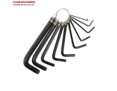 1.5-10mm Bộ lục giác đầu bằng (loại ngắn) 10 chi tiết Workpro WP222001