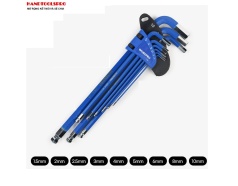 1.5-10mm Bộ lục giác đầu bi thép CR-V 9 chi tiết Workpro WP222011 (màu xanh)