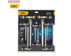 2-10mm Bộ lục giác chữ T đầu bi 8 chi tiết DELI EDL233208