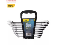 8-19mm Bộ 8 cờ lê vòng miệng tự động DELI EDL140108T