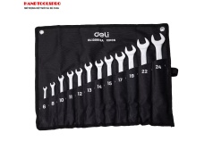 Bộ 12 cờ lê vòng miệng 6-24mm DELI EDL130012A