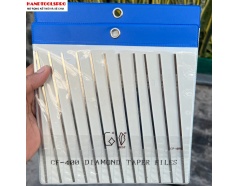 Bộ dũa mài kim cương 12 chi tiết bảng 2mm x 150# BEST CF-400 (CF-402)