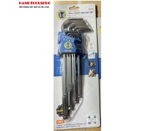 Bộ lục giác bi dài 9 chi tiết 1.5-10mm C-MART F0198