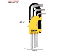 Bộ lục giác bi dài 9 chi tiết 1.5-10mm DELI DL2174