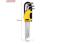 Bộ lục giác bi siêu dài 9 chi tiết 1.5-10mm DELI DL2175