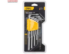 Bộ lục giác bông dài 9 chi tiết T10-T50 DELI EDL3091