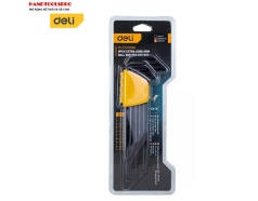 Bộ lục giác đầu bi dài xi đen 9 chi tiết 1.5-10mm DELI EDL232309H