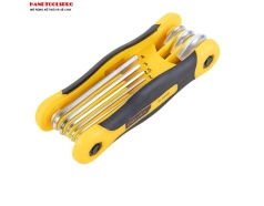 Bộ lục giác gập đầu bằng 8 chi tiết 1.5-8mm DELI DL3598