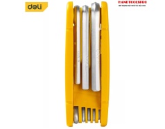 Bộ lục giác gập đầu bằng 8 chi tiết 1.5-8mm DELI EDL230308
