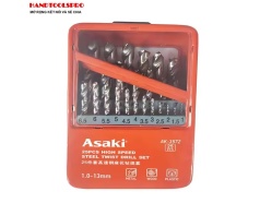 Bộ mũi khoan INOX làm từ thép HSS 25pc 1-13mm ASAKI AK-3572