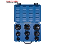 Bộ tuýp 1/2-3/4 inch 9pcs mỏ khóa ngoài đen ngắn  Kingtony 7K09MP01