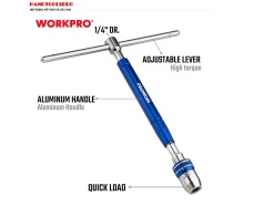 Cần trượt chữ T có đầu gắn vít 1/4 inch Workpro WP275016