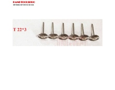 Chổi Cước INOX Công Nghiệp T22 X3mm cán 3mm (Bịch 50 cái)