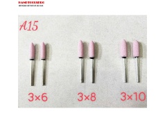 ĐÁ MÀI CÀ LEM HÌNH NHỌN A15 3x6mm CÁN 3MM (BỊCH 100C)