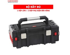Hộp đựng đồ nghề 3IN1 55x21x25cm BISON BS511001 (có 2 khay kinh kiện)