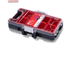 Hộp nhựa đựng linh kiện chống nước chuẩn IP53 8 ngăn 37.5x22.7x8cm BISON BS011024