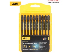 Mũi Vít 2 Đầu Xi Đen Chống Sốc Dài PH2X100mm DELI EDL253202