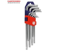 T10-T50 Bộ lục giác sao (loại trung) 9 chi tiết Workpro WP222002 (có lỗ)