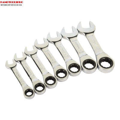 10-19mm Bộ cờ lê vòng miệng tự động 7 cái hệ mét 72 răng DEWALT DWMT19261