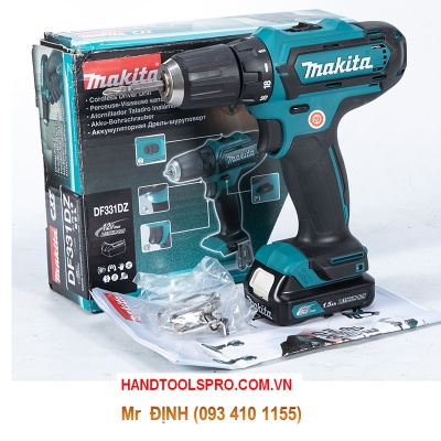 10.8V Máy khoan vặn vít dùng pin Makita DF331DSYE