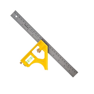 12” Thước vuông kết hợp cán cầm sắt Stanley 46-028