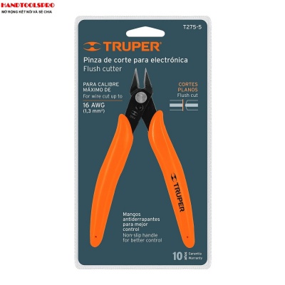 (125mm) Kiềm cắt chân mạch điện tử Truper 17314 (T275-5)