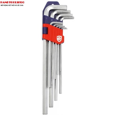 1.5-10mm Bộ lục giác đầu bằng (loại dài) 9 chi tiết Workpro WP222005