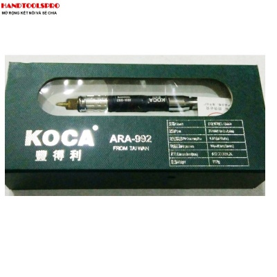 3mm Bộ máy mài hơi thẳng KOCA ARA-992