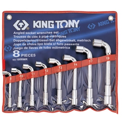 8-19mm bộ ống tuýp 8 cái hệ mét Kingtony 1808MR