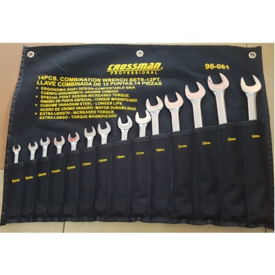 8-24mm Bộ vòng miệng Crossman hệ mét 14 cái 96-081