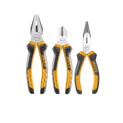 Bộ 3 kìm răng, cắt và nhọn INGCO HKPS08318