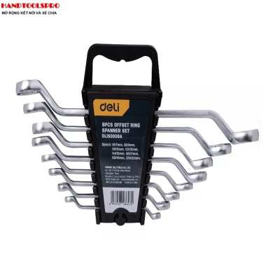 Bộ 8 cờ lê 2 đầu vòng 6-22mm DELI EDL150008A