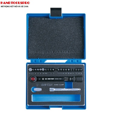 Bộ cần chỉnh lực 23 chi tiết 1/4 inch 3~16 N‧m Kingtony 3426D1D23MR 