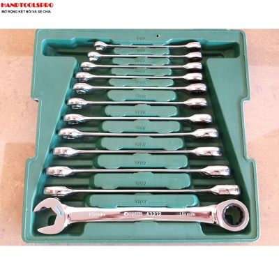 Bộ cờ lê tự động 12 chi tiết  8-19mm Sata 09040