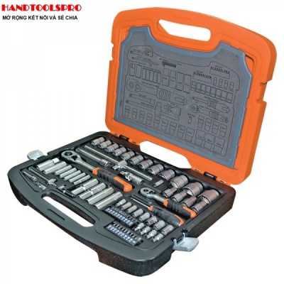 Bộ đầu khẩu 1/4 in. & 1/2 in. 73 chi tiết TACTIX 365055