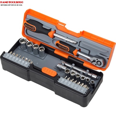 Bộ đầu khẩu 1/4 inch 43 chi tiết TACTIX 365060