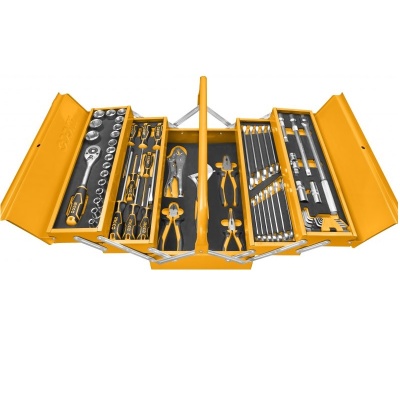 Bộ đồ nghề đựng trong hộp sắt 59 chi tiết INGCO HTCS15591