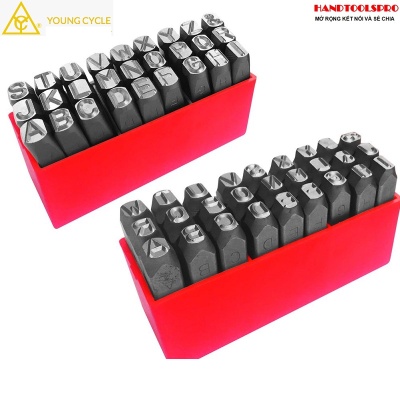 Bộ Đóng Chữ Xuôi 8mm Hiệu YOUNG CYCLE YC-601-8.0