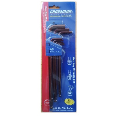 Bộ lục giác bi 9 chi tiết hệ inch Crossman 66-199