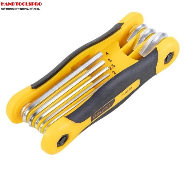 Bộ lục giác gập đầu bằng 8 chi tiết 1.5-8mm DELI DL3598