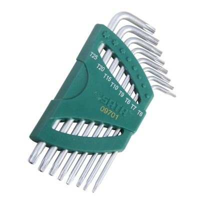 Bộ lục giác sao loại dài SATA 09701 8 chi tiết (T6-T25)
