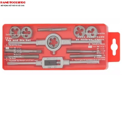 Bộ tarô 12 chi tiết M6-M12 WORKPRO WP309009