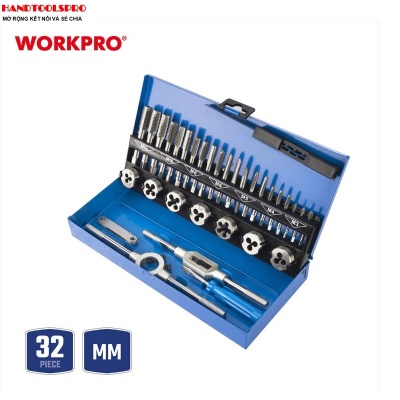 Bộ tarô 32 chi tiết M3-M12 WORKPRO WP309008