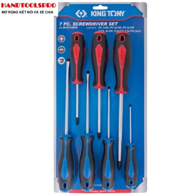 Bộ tô vít 7 cây KINGTONY 30107AMRB