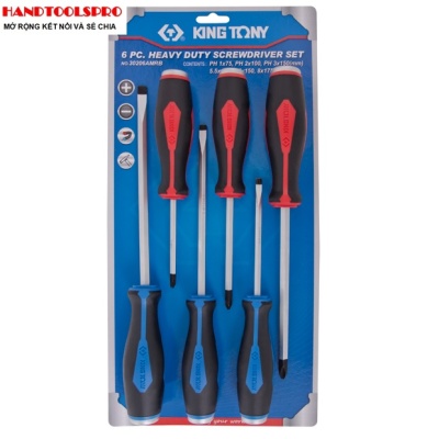 Bộ tô vít đóng 6 cây KINGTONY 30206AMRB