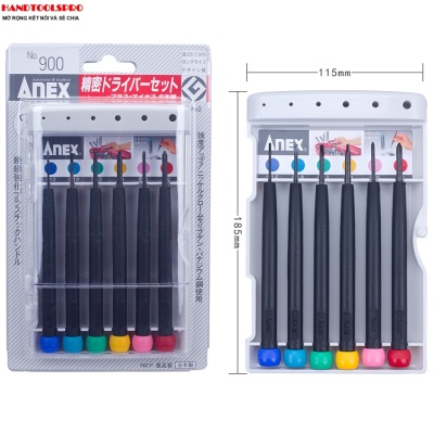 Bộ tô vít sửa chữa điện tử, đồng hồ, mắt kính No.900 Anex