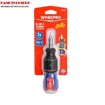 Bộ tuốc nơ tự động 6 chi tiết Workpro WP221071