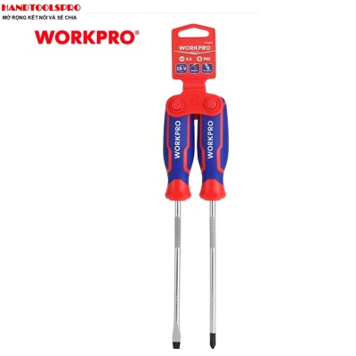 Bộ tuốc nơ vít 2 chi tiết Workpro WP200503